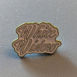 White Widow Enamel Pin
